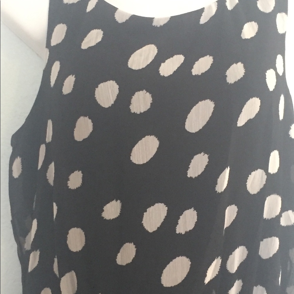 Black and white dotted dress MSK Size 12 - Picture 3 of 8